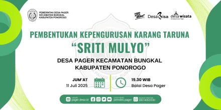 PEMBENTUKAN PENGURUS KARANG TARUNA SRITI MULYO