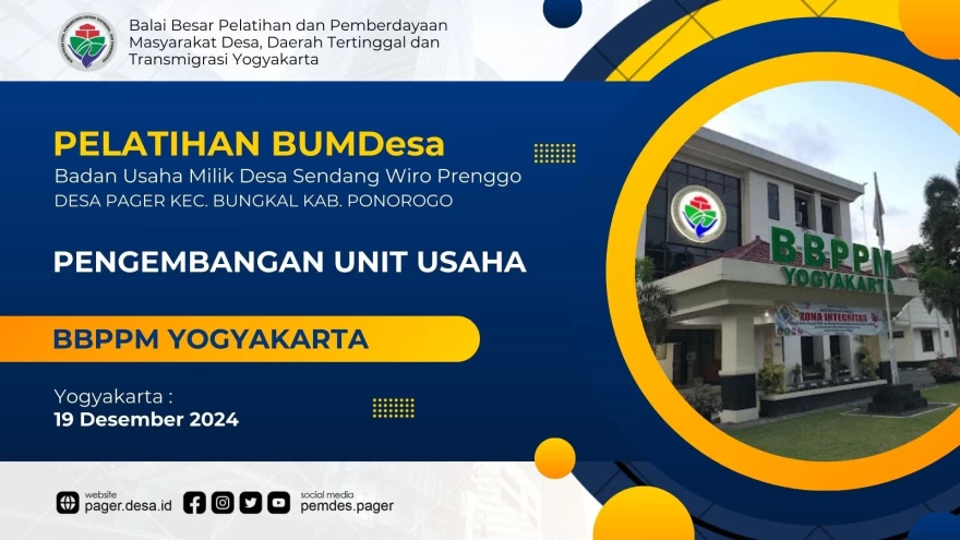 PELATIHAN BUM Desa SENDANG WIRO PRENGGO