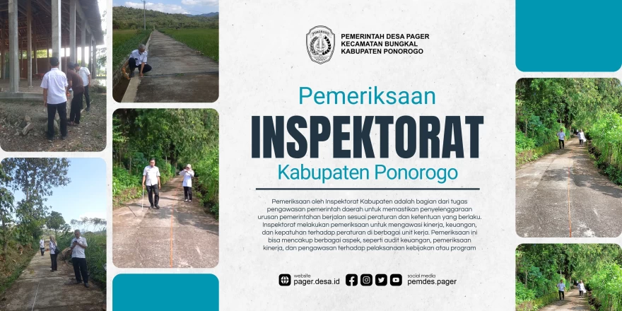 PEMBINAAN DAN PEMERIKSAAN INSPEKTORAT TAHUN 2024