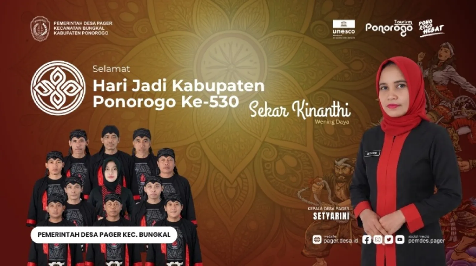 BUMI REOG TERUS TUMBUH DENGAN HATI YANG JERNIH